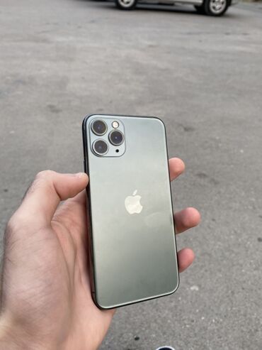 windows 11 qiymeti: IPhone 11 Pro, Matte Midnight Green, Face ID