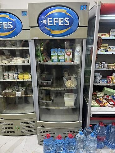 Soyuducu avadanlığı: EFES brend vitrin soyuducusu – mağaza və kafe üçün - Şaquli vitrin — 1