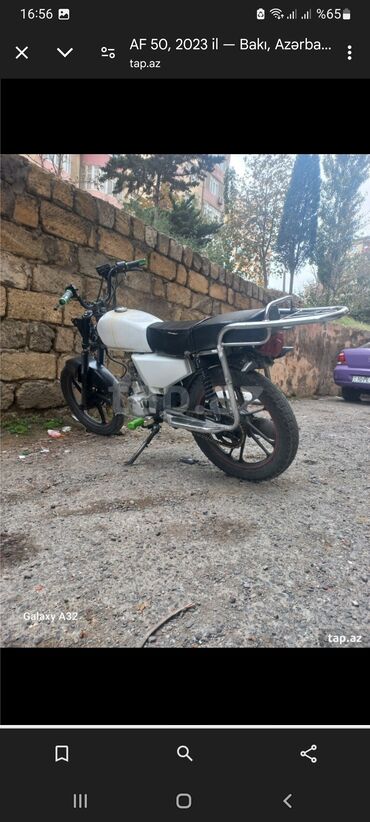 Motosikletlər: Tufan - AF 50, 80 sm3, 2023 il, 25000 km