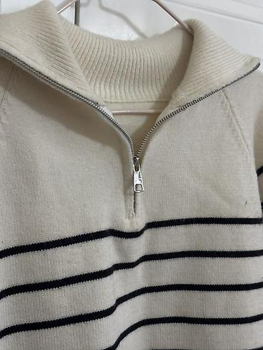 half zip: Кофта, С молнией на воротнике, Осень-весна, S — 4