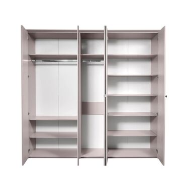 Шкафы для одежды: Шкаф для одежды, Новый, Прямой, МДФ — 12