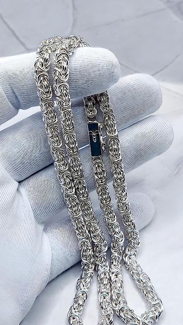 Серебряные цепочки: Цепочка, Проба 925, Унисекс, Новый — 12