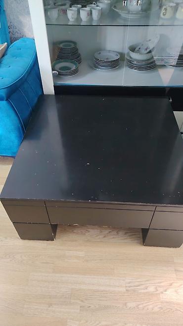 masa oyunları: Kvadrat masa, Açılmayan, Təkərsiz, Mat laminat, Zəmanətsiz — 1