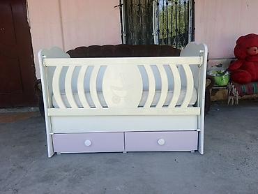 dowekler: Uşaq beşiyi – “Baby Room” dizaynı - Rəng: ağ və açıq bənövşəyi — 1