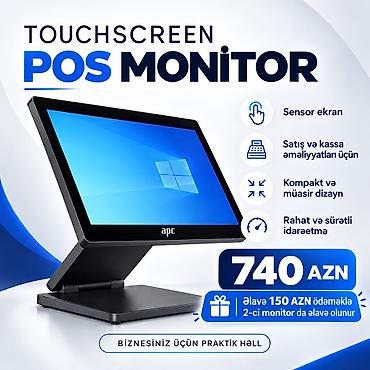 bos kasa: TOUCHSCREEN POS MONİTOR - Sensor ekran - Satış və kassa əməliyyatları — 1