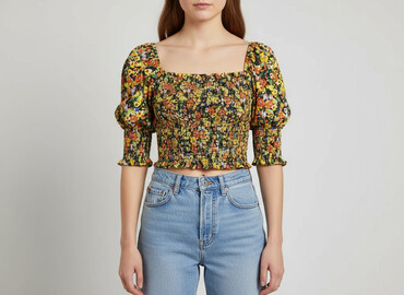 bluzki z traktorem: PULL&BEAR, Women's blouse, size S