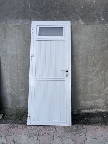 dəmir seyf qapilar: Пластиковая дверь, 80х200 см, Б/у