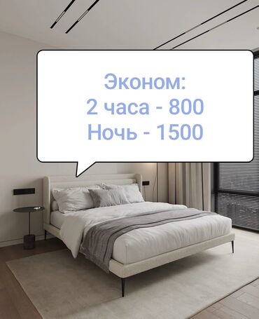 гостиница ночь бишкек: 1 комната, Душевая кабина, Постельное белье, Кондиционер