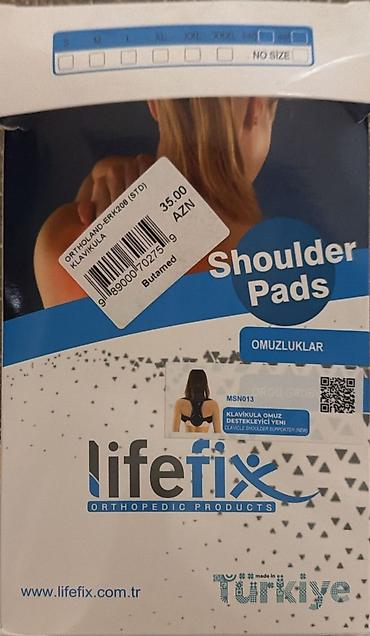 Ортезы: Məhsul: Lifefix Klavikula/Omuz Dəstəkçi – Shoulder Pads (MSN013) — 1