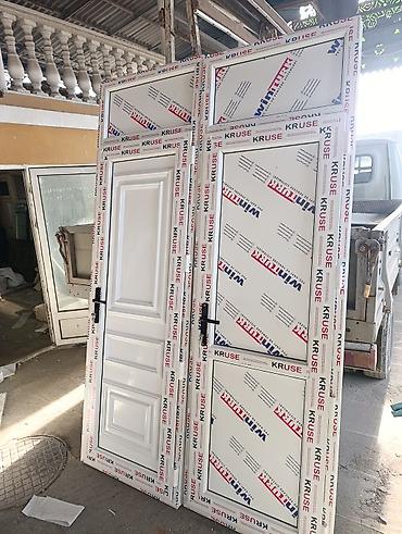 plasik qapi: Yeni Otaq qapısı Çərçivə ilə, Zəmanətli, Ödənişli quraşdırma, Ödənişli çatdırılma — 1