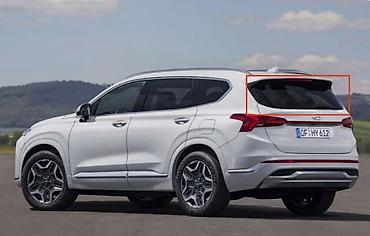 саната гибирит: Стекло Багажника Hyundai, 2023 г., Б/у, Оригинал — 4