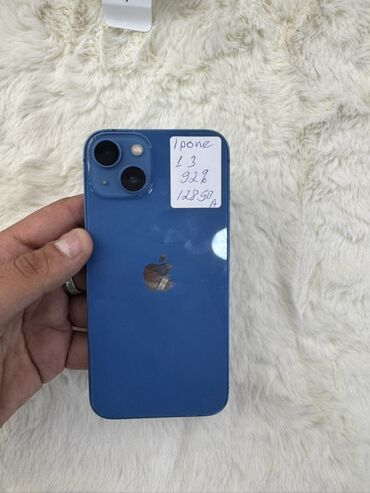 IPhone 13, 128 GB, Göy, Qırıq