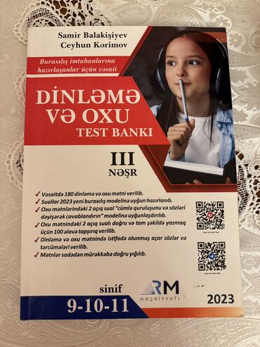 ingilis dili kitablar: Ingilis dili dinleme ve oxu test banki