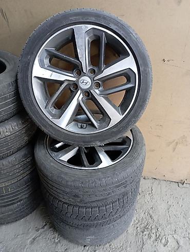 avs model 5: Комплект оригинальных литых дисков Hyundai с шинами. Характеристики — 2