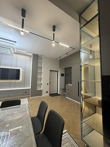 продаю кв пишпек: Студия, 49 м², Золотой квадрат Индивидуалка, 2 этаж, Дизайнерский ремонт — 6