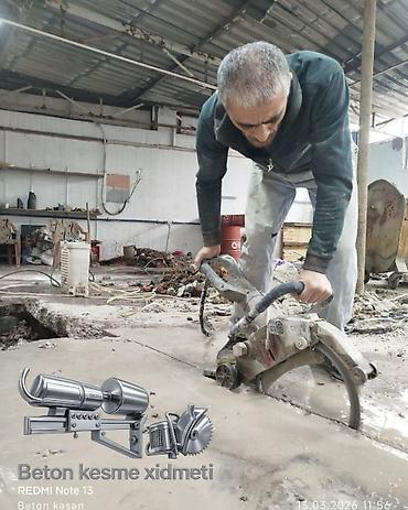 Beton işləri: Salamlar.Azərbaycanin istənilən bölgəsində beton kəsmə beton deşmə — 11