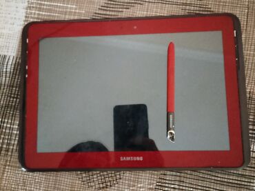 Çaydanlar: Samsung planşet + stylus qələm - Rəng: qırmızı (ön çərçivə və arxa