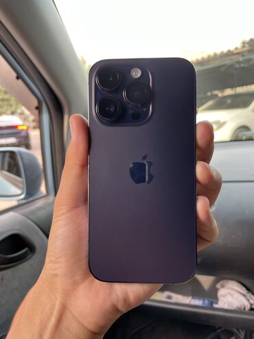 айыон 14 про: IPhone 14 Pro, Колдонулган, 256 ГБ, Deep Purple, 79 %