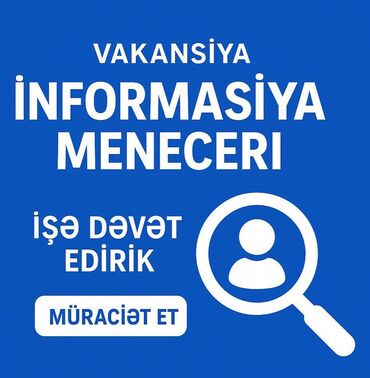 part time iw: Ofis menecer, katib tələb olunur, Tam iş günü