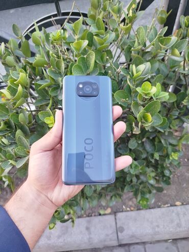 Xiaomi: Poco X3 Pro, 256 GB, rəng - Boz, Düyməli, Barmaq izi, Face ID