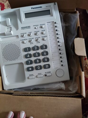 Telefon Panasonic, təzədi, qutuda