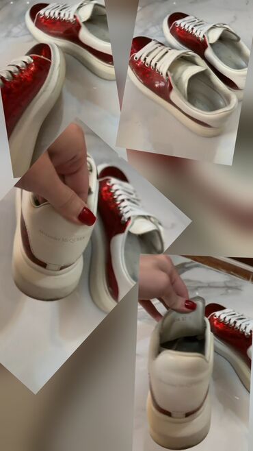 Women's Sneakers and athletic shoes: Ölçü: 37, rəng - Qırmızı, İşlənmiş — 2