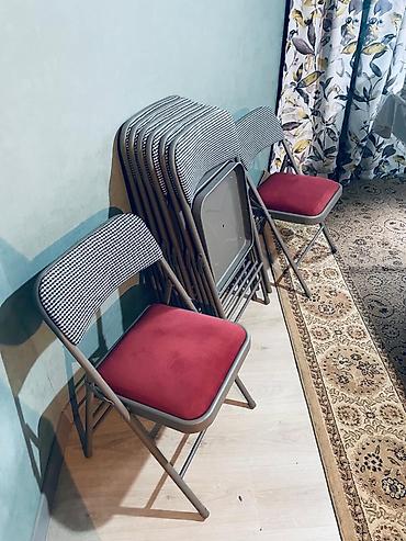 карышкыр фото: Складные стулья, комплект. - Конструкция: металлический каркас с — 3