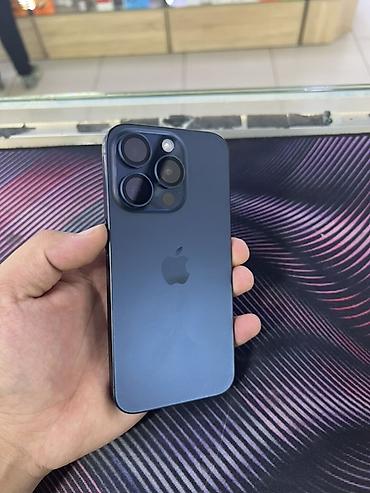 iphone se1: IPhone 15 Pro, Б/у, 128 ГБ, Blue Titanium, В рассрочку — 2