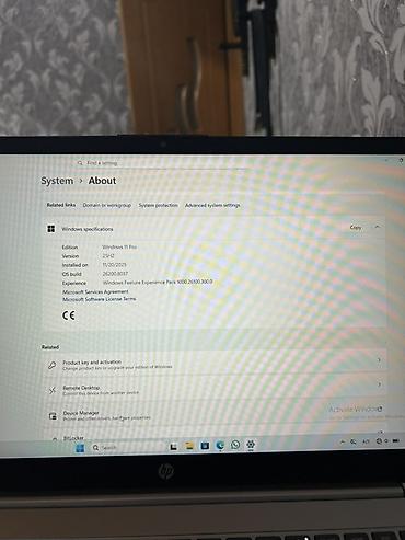 hp 22es: HP Laptop 15-dw seriyası – gümüşü korpus, 15.6" ekran, tam ölçülü — 5
