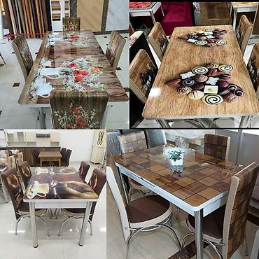 Masa və oturacaq dəstləri: *Hazır elde olan* ✔️Türk istehsalı🇹🇷 ✔️Kuxna üçün stol stul dəsti ✔️ — 25