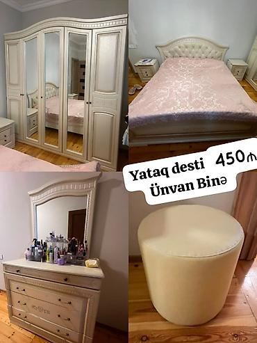 Digər mebel: MehimYataq desti 450₼. Matras baza var 
Ünvan Binə (0833)
M Ⓜ️ — 1