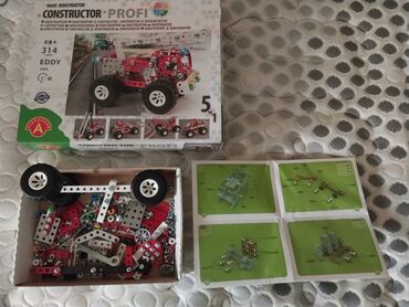 duş krant: ALEXANDER “Constructor Profi – EDDY” metal konstruktor dəsti - 5-in-1