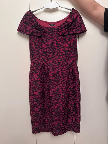 qirmizi paltar: Вечернее платье, Миди, XL (EU 42)