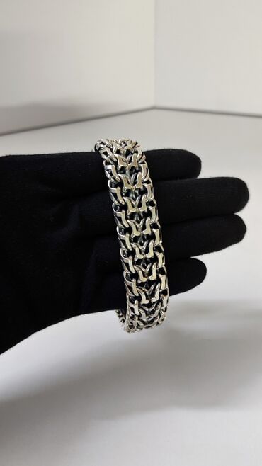 Серебряные браслеты: Браслет, Проба 925, Мужские, Новый — 3