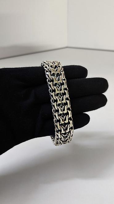 Серебряные браслеты: Мужской браслет-Император Браслет "Император" Серебро 925 проба Вес — 2