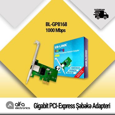 bl wmr8300 v Azərbaycan | MODEMLƏR VƏ ŞƏBƏKƏ AVADANLIQLARI: "LB-LINK BL-GP8168 PCI" Express Wi-Fi Adapter Dəstək interfeysi PCI