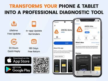 Alati za automobile: Ancel DND Echo OBD2 Bluetooth za iOS i Android Ancel Echo OBD2 — 13