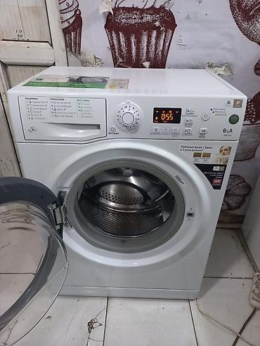 aristonlar: Paltaryuyan maşın Hotpoint Ariston, 6 kq, İşlənmiş, Avtomat, Qurutma var, Kredit yoxdur, Ödənişli çatdırılma — 2