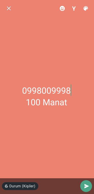 smart telefon: Nömrə: ( 099 ) ( 8009998 ), Yeni
