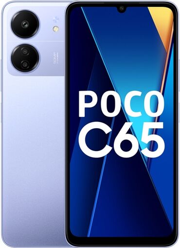 телефоны филипс: Poco C65, Колдонулган, 256 ГБ, түсү - Кызгылт көк, 2 SIM