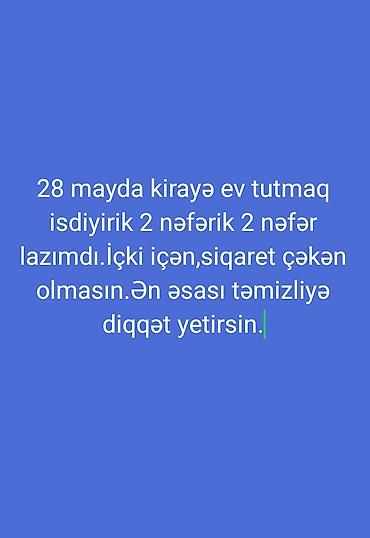 qalmaq şərti ilə iş: Ən əsası siqaret çəkən,içki içən olmasın.İbadətlə məşğul olan insanlar — 1