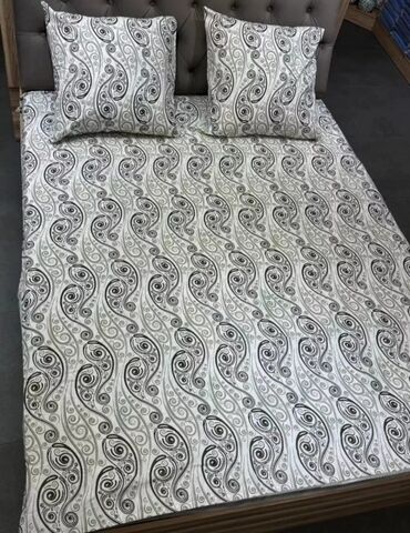 Комплекты постельного белья: Комплект постельного белья 100% хлопок включающий простыню — 90