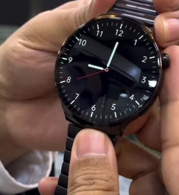 şekil videosu: Yeni, Smart saat, Sensor ekran, rəng - Qara