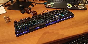 Настольные ПК и комплектующие: Hər bir şeyi işləkdir, mexaniki, blue switch gaming klaviaturadır — 1