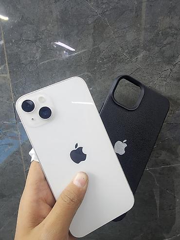 Мобильные телефоны: IPhone 14 Plus, Б/у, 128 ГБ, Белый, Чехол, 83 % — 1