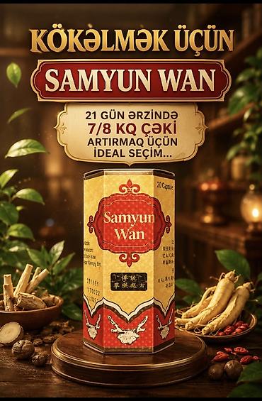 centrum vitamin tərkibi: Samyun Wan kapsul – kökəlmək və çəki artırmağa dəstək üçün nəzərdə — 3