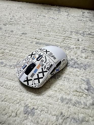 logitech 920: Игровая беспроводная мышь SMAILWOLF - Цвет: белый с графичным узором — 1