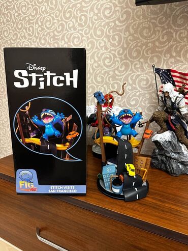 sederek oyuncaq magazasi instagram: Q-Fig firması Stitch fiquru