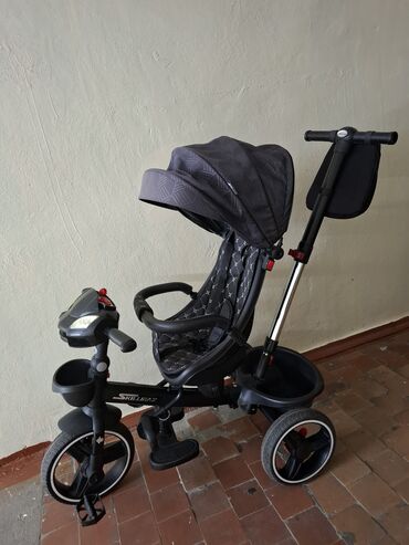 запчасти для велосипедов: Коляска, цвет - Черный, Б/у