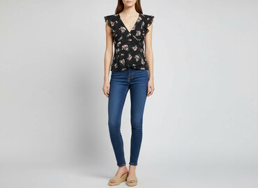 prasowanie plisowanej spódnicy: Dunnes Stores, Women's blouse, size S